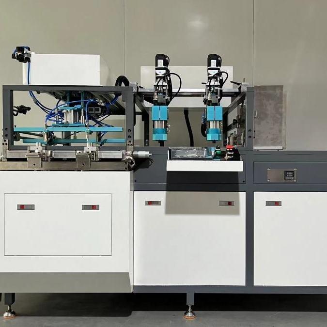 印后加 工设备工厂研发自动钻孔铁磁模HQ-Q900式合式全组自动一体