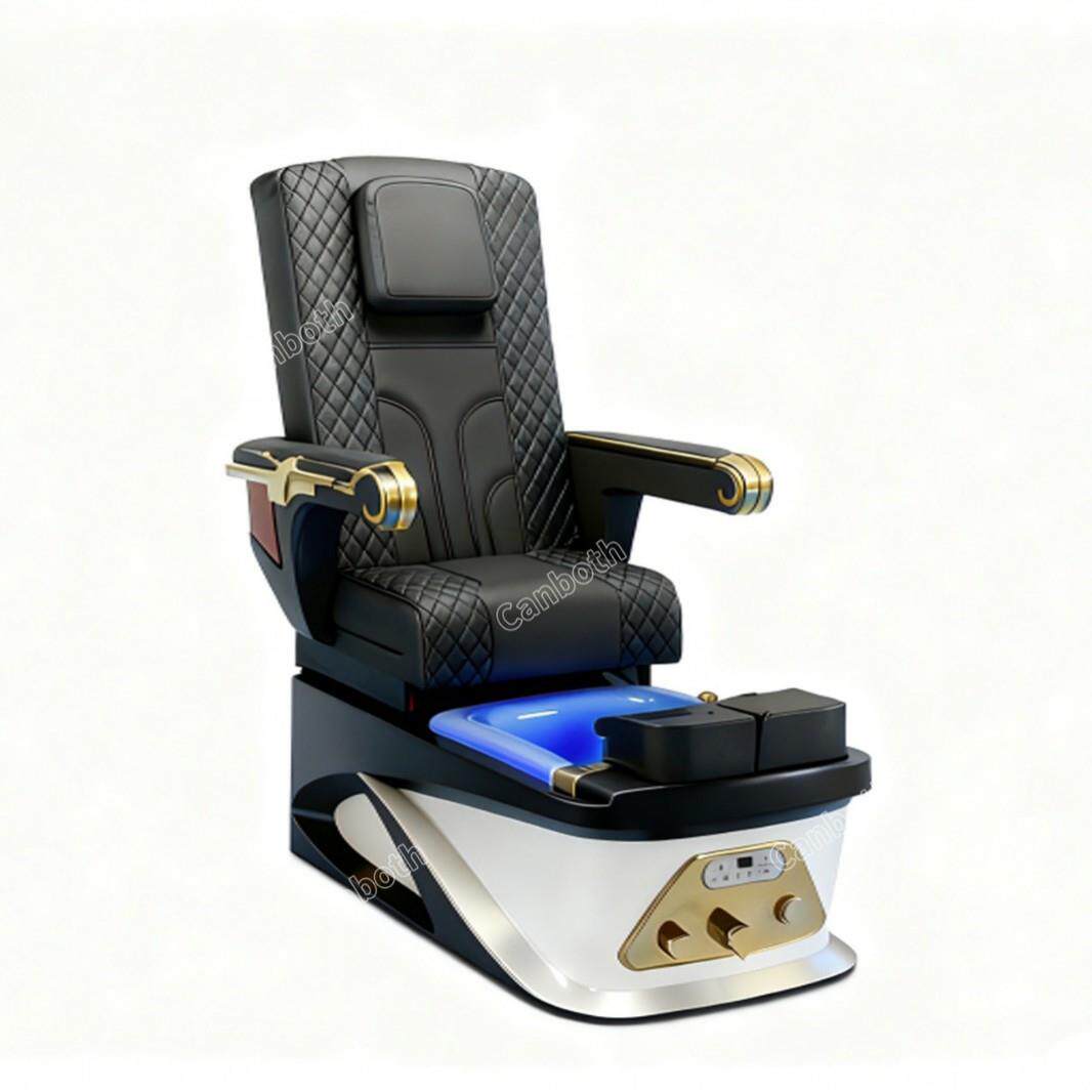 瀚柏厂修脚椅足浴SPA沙发可足疗电动沐足按摩美甲沙发椅子沐足椅