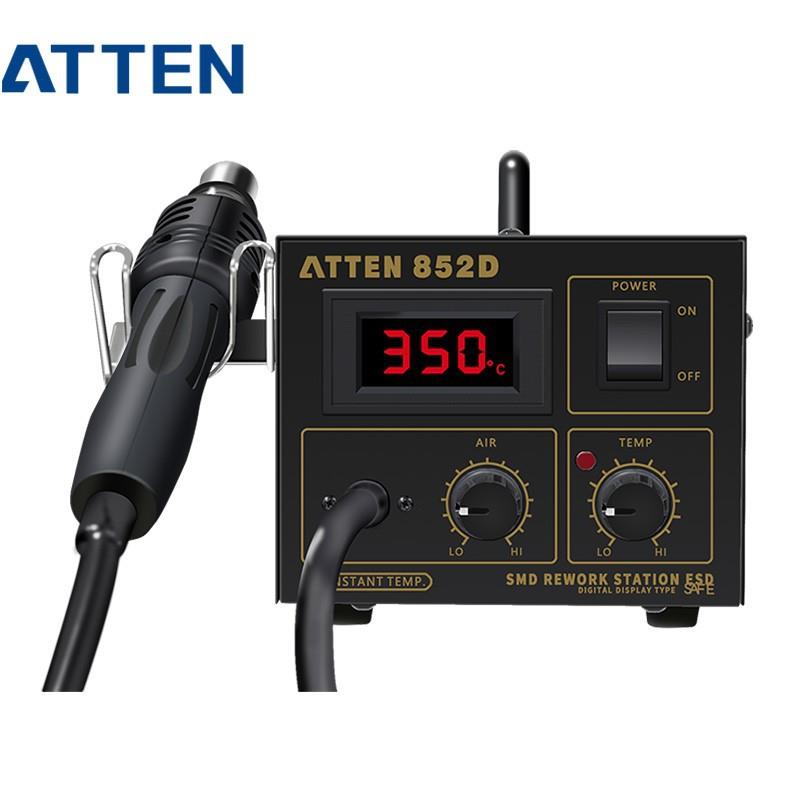 安泰信AT852D大功率热风枪拆焊台自动休眠恒温数显风枪550W