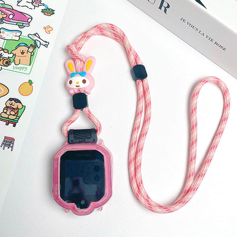 适用华为ALA-AL10儿童手表5X表带5Pro挂套4X表链3Pro公仔保护壳3S