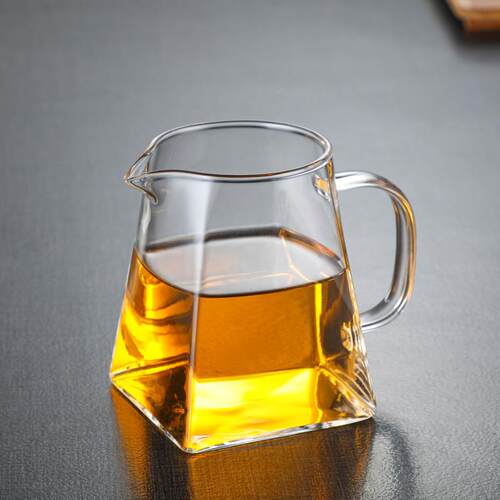 高级感茶玻壶耐热玻壶璃0021茶壶带不花锈刚过滤网四方高硼硅璃公