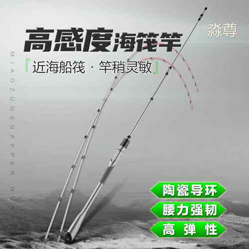 近海钓竿海钓专用竿新款远投筏钓岸筏竿全套海筏套装大物全陶瓷