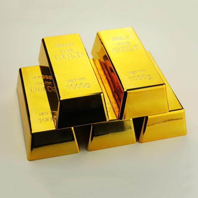 仿真金条金砖道具假黄金块展示模型金店银行开业柜台橱窗装饰摆件
