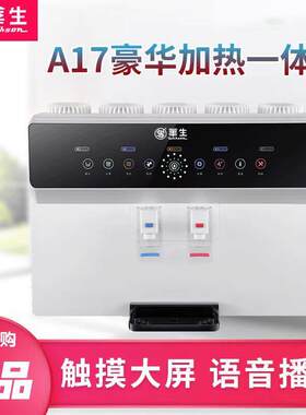 华生净水机家用直饮语音加热一体净水器RO反渗透直饮机厨房纯水机