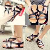 品男士 鞋 潮流韩人版 高档202新4夏季 字拖拖防滑皮凉拖罗马凉鞋 男沙