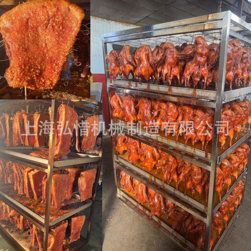 定制大型烤鸭炉商用烧腊炉黄金脆皮五花肉旋转炉食品烤箱烤猪炉