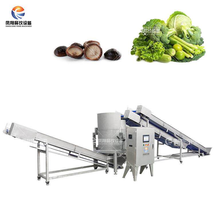 沙拉蔬菜脱水机大型商用旋转离心式甩干沥水机连续式脱水机