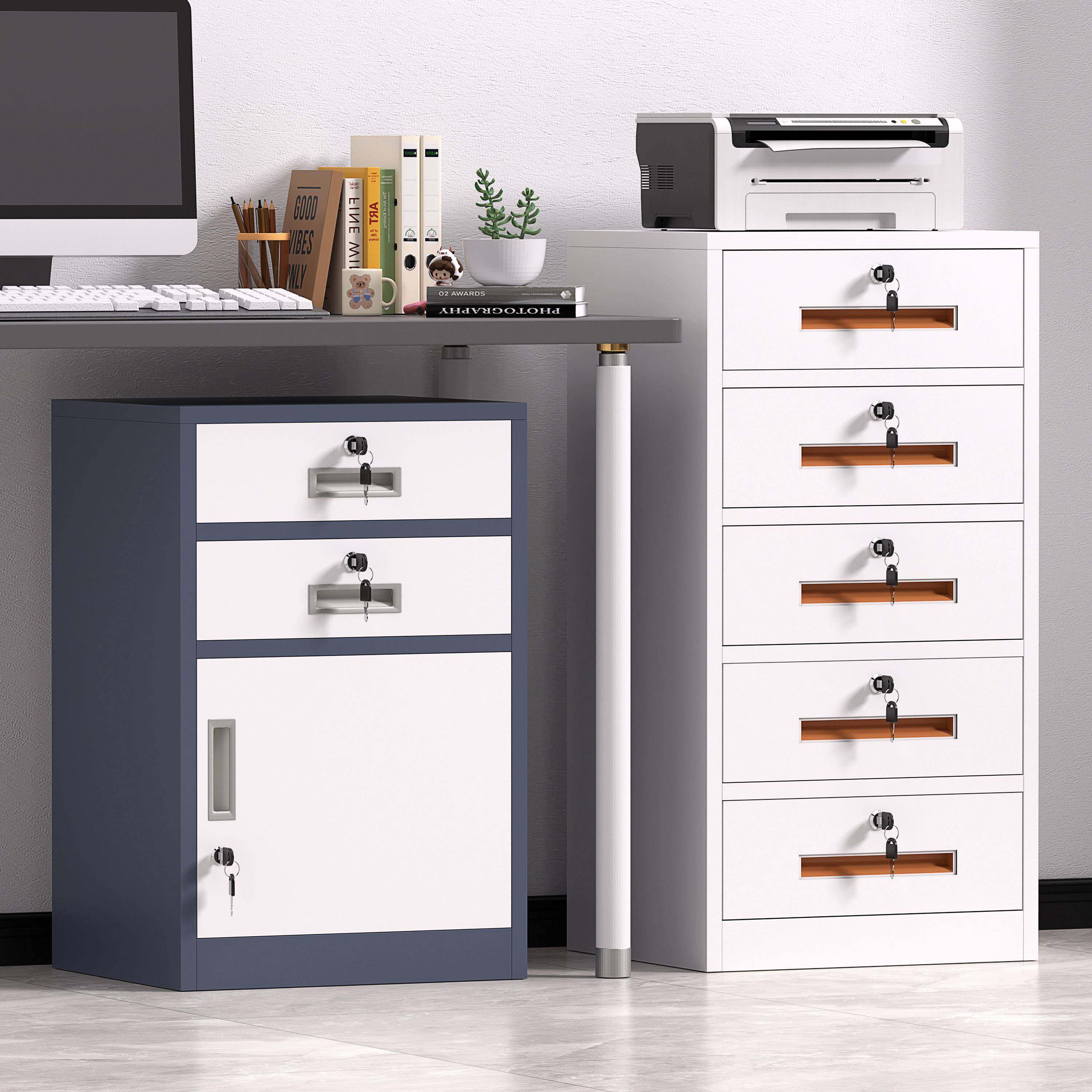 办公室桌下文件柜矮柜铁皮抽屉收纳柜活动资料收纳边柜带锁小柜子,商业/办公家具,文件柜,淘宝优惠券,粉丝福利购,淘宝优惠卷