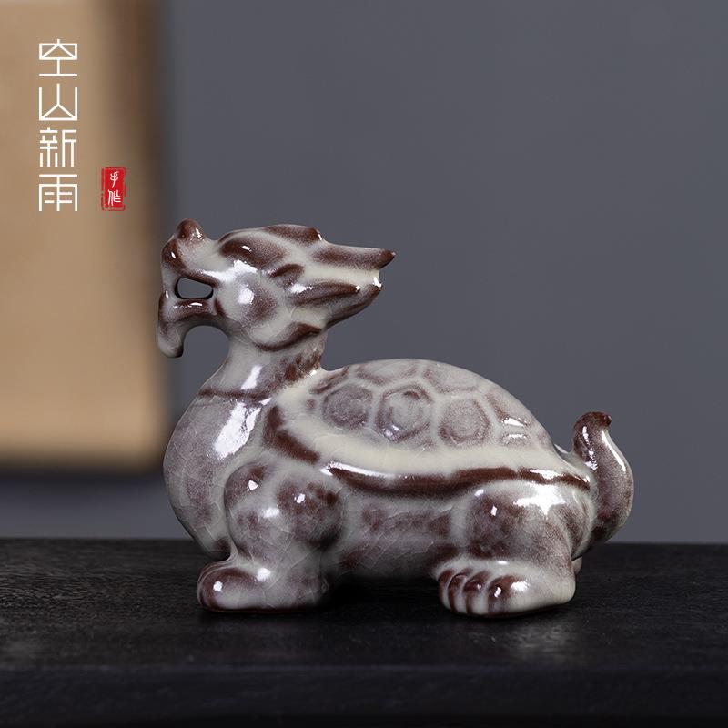 龙龟摆件精品茶宠龙年茶玩茶桌茶台装饰品吉祥物茶道配件
