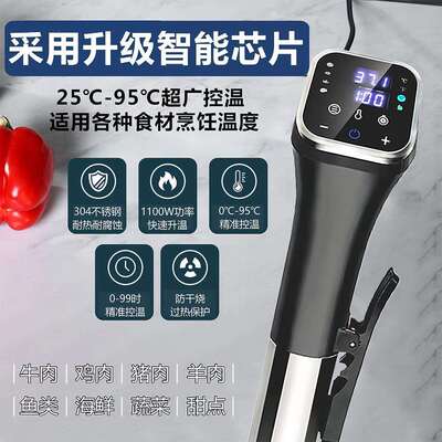 奥朗达低温慢煮机家商两用sous vide恒温加热分子料理牛排慢煮棒