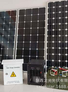 整套太阳能发电380v10kw户外光伏发电设备光能发电机 逆变器
