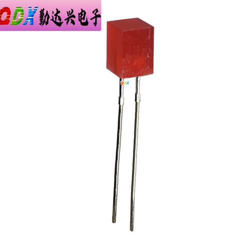 led发光二极管557橙发橙长脚 5*5*7橙发橙 方形557橙光方形灯珠