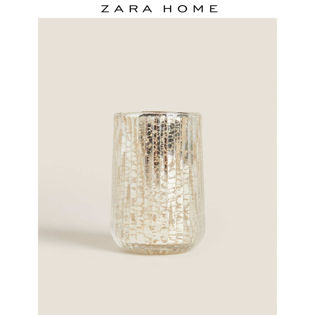 Zara Home 轻奢小资水银色玻璃杯男女家用牙刷杯 46532104303