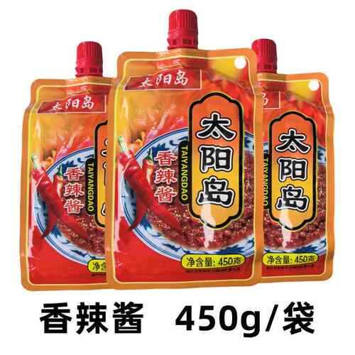 太阳岛香辣酱450g带嘴挤挤装东北大酱葱抓饼拌饭拌面 面蘸酱辣酱