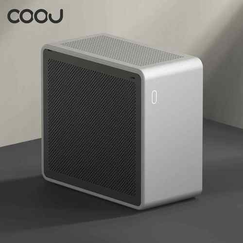 COOJ 麻雀MQ5全铝合金ITX小机箱 A4桌面迷你机箱 支援Mini-ITX主