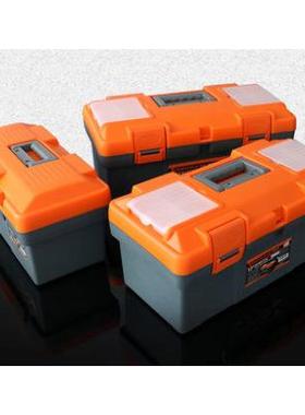 【折扣价】S02400415寸17寸19寸塑料工具箱收纳箱电工箱家用工具