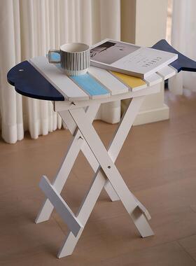 地中海风格创意装饰船桌客厅茶几边几电话桌书报桌儿童房装饰摆饰