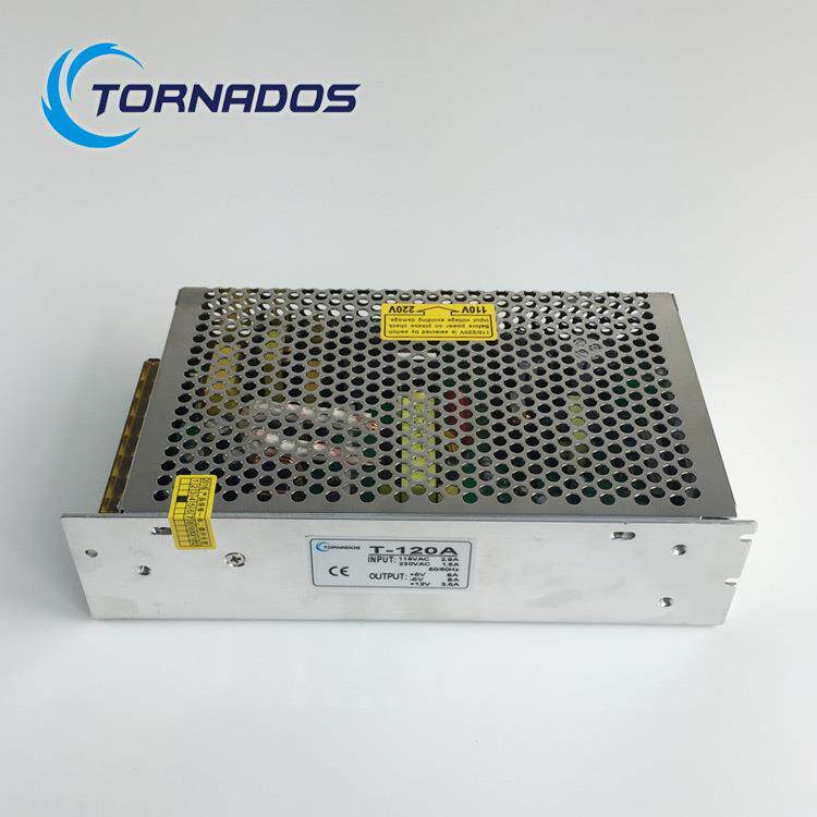 120W三路电压输出开关电源5V11A+12V5A-5V1A三组直流电源T-120A