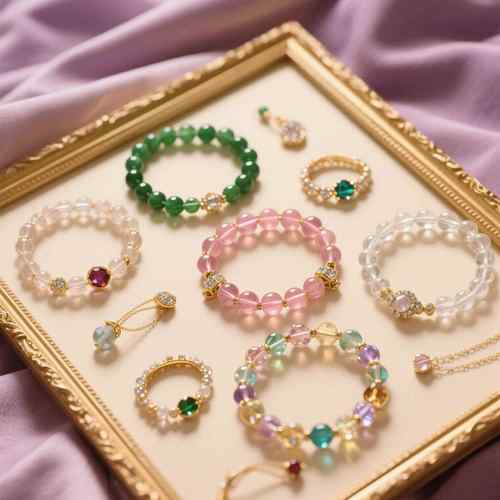 【沙沙甄选】水晶石超级七手链紫发晶草莓晶手串女直播专拍