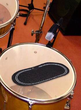 2 Pcs Drum Protective Patch Floor Mat Mute Pads Instruments