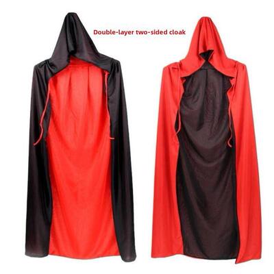 Halloween cosplay cape Standing collar Death Cape Pirate披风