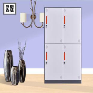 厂家直供钢制更衣柜铁HNXW 01皮衣柜柜办柜公室工员存包宿舍多门