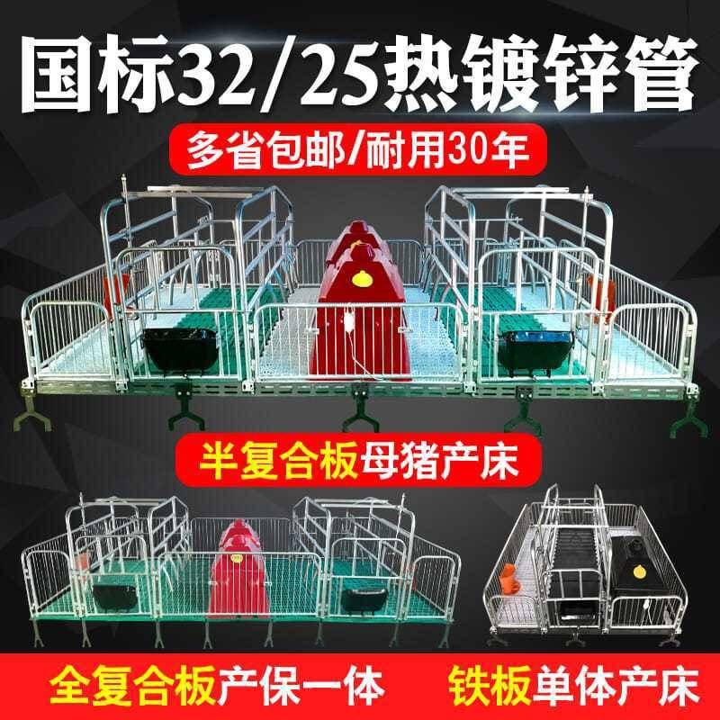 母猪产床猪产床单双体分娩床母猪定位栏限位栏仔猪保育床养猪设备