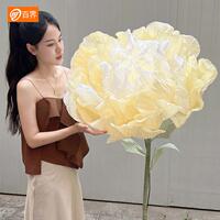 仿真场花自动合花假花纸花婚庆婚BJ2220礼景布置道具商场开窗美橱