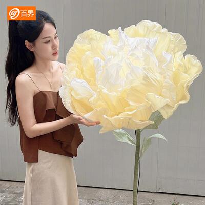 仿真场花自动合花假花纸花婚庆婚BJ2220礼景布置道具商场开窗美橱