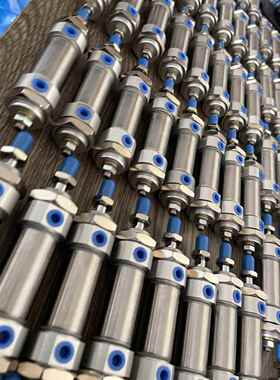 亚德客型MF/MFD25X20-4 非标双出气缸MFJ25X20-4-XT070B 现货供应