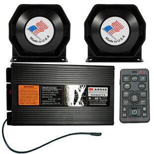 源头工厂：汽车车载无线主机 警报器控制报警器遥控喊话器AS940D