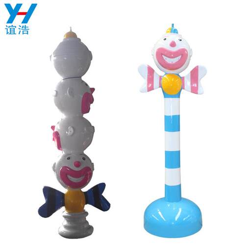 泳池四头小丑喷嘴 儿童池戏水池喷泉 水上游乐喷水小丑水疗按摩器