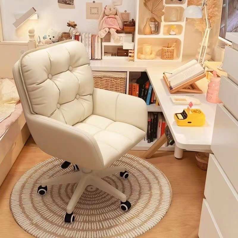 电脑椅子靠背久坐不累女生化妆椅宿舍大学生学习椅子家用办公座椅