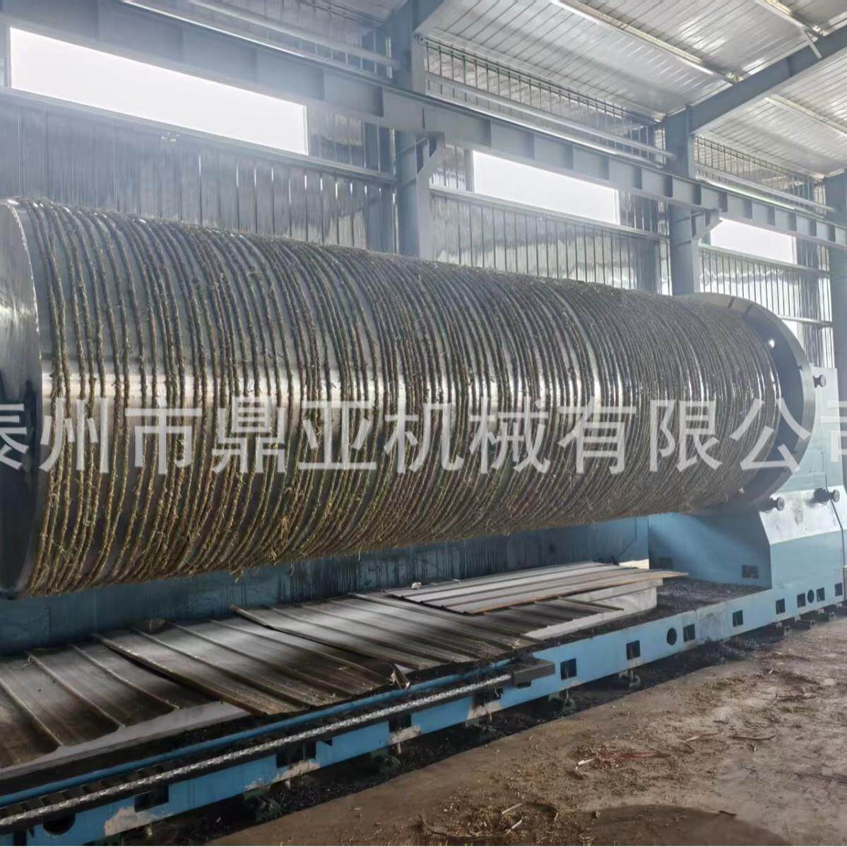 直径2.2米乘以6米烘筒大滚筒加热辊硅胶辊热熔胶胶辊