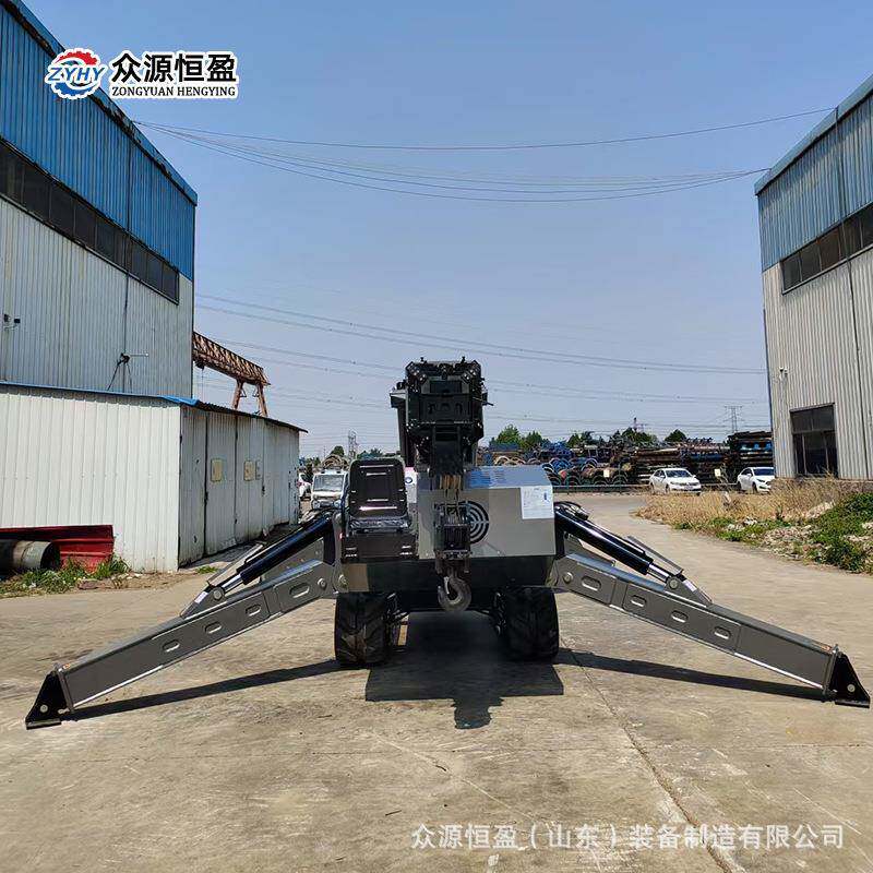 室内吊运建筑工程起重机伸缩式自行走履带蜘蛛吊移动10T蜘蛛吊