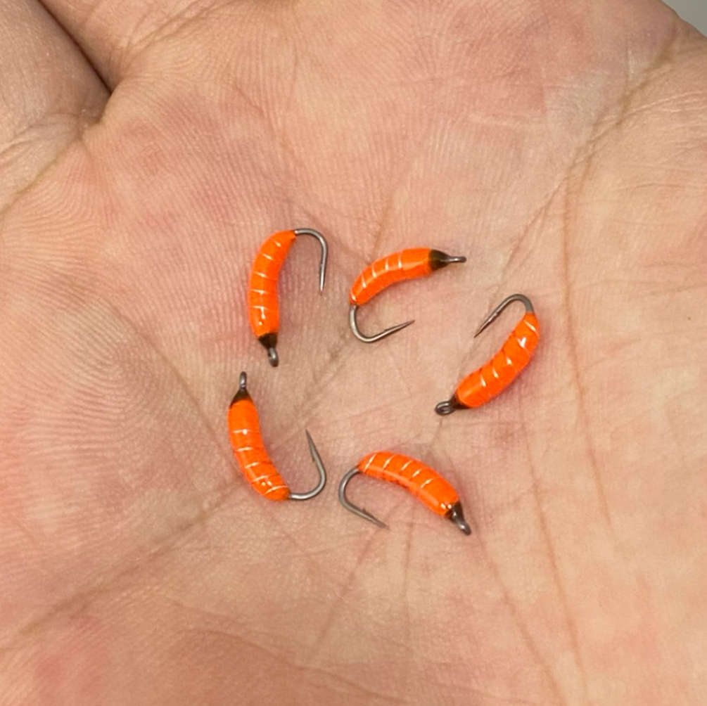 毒虫飞蝇钩白条马口神器微物路亚溪哥翘嘴青稍宽鳍鱲飞钓格里菲斯