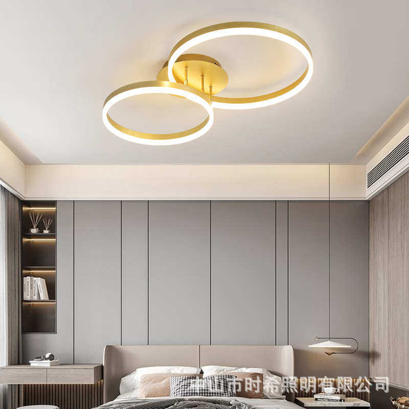 北欧led客厅环形吊灯别墅圆形吊灯卧室复式楼后现代复式楼大吊灯,家装灯饰光源,智能吸顶灯,淘宝优惠券,粉丝福利购,淘宝优惠卷