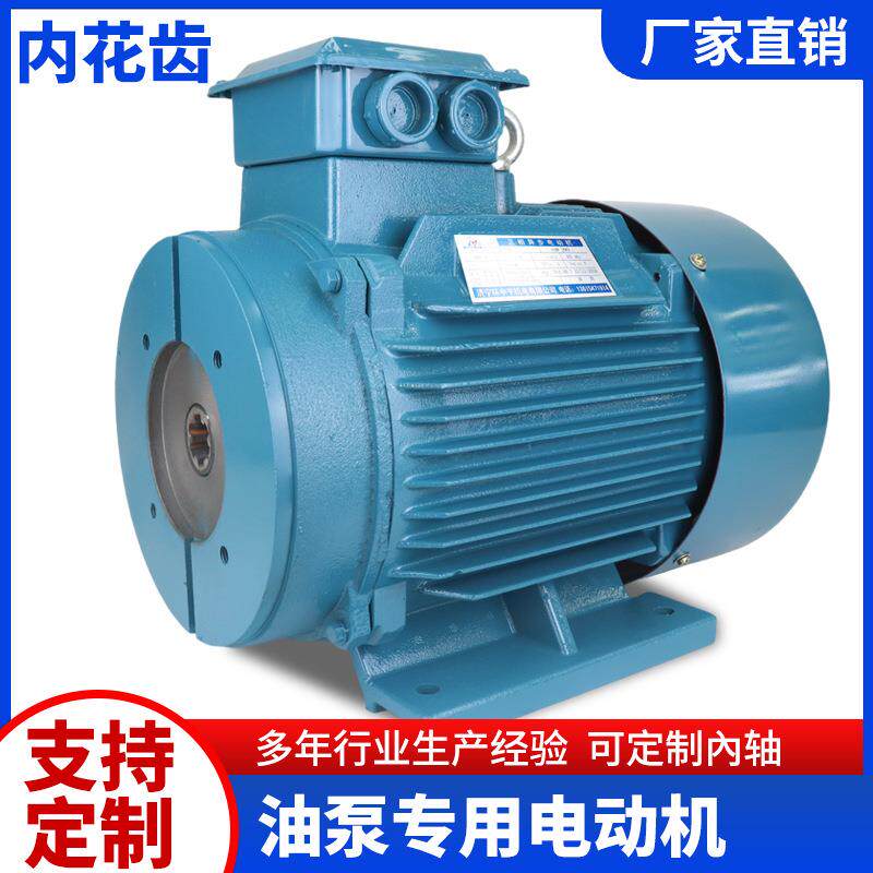 油泵电机 直插扒渣机适用卧式内插轴22KW电动机