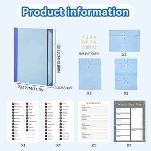 文件手收纳袋对袋开式文件带口袋折1473753叠文件夹口袋风琴存储