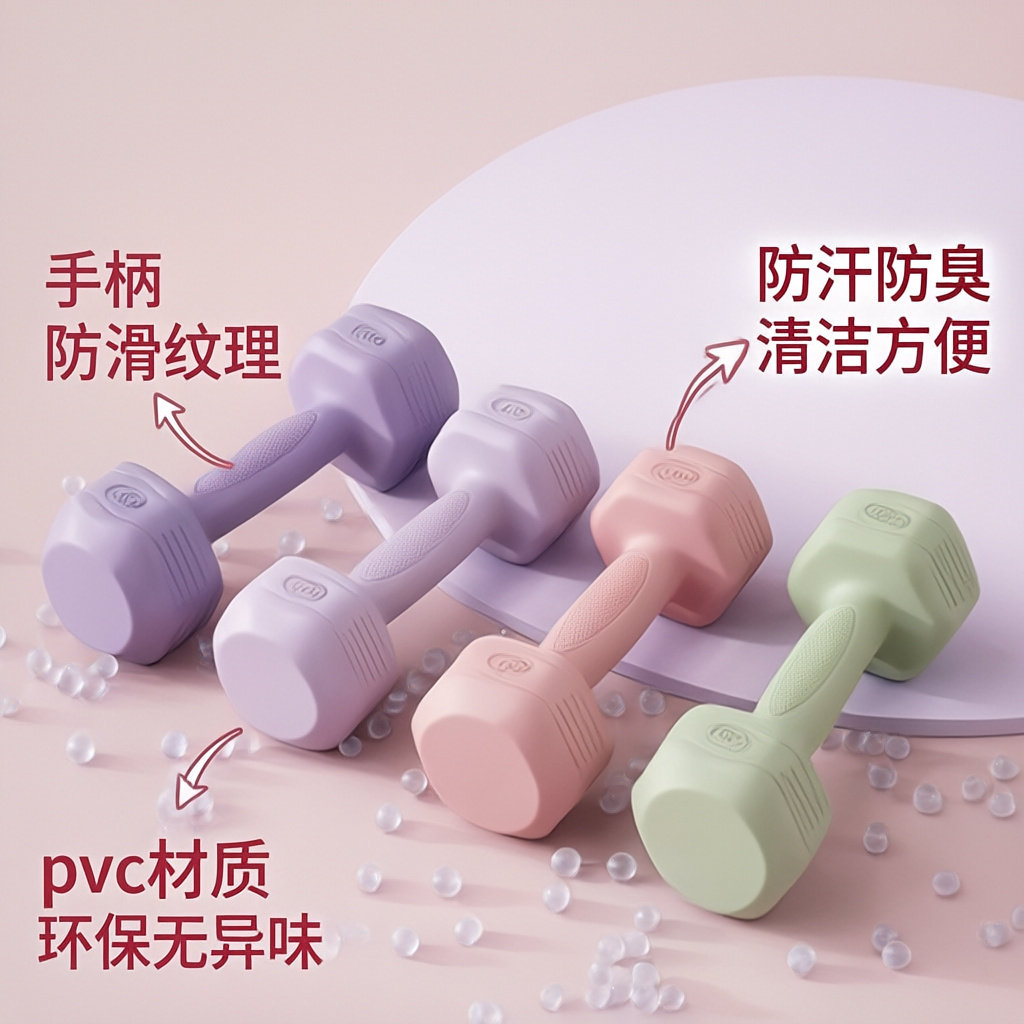 高颜值静音防滚动瑜伽有氧训练女