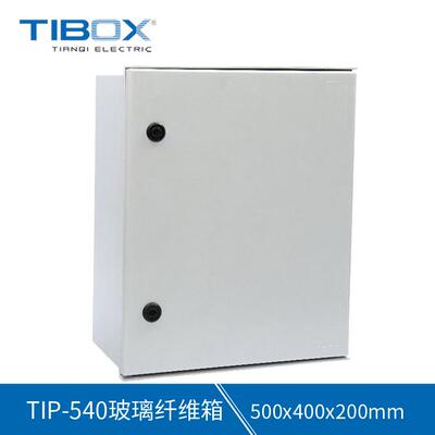 TIBOX开关控制接线盒 SMC玻璃纤维500x400x200灰色户外防水接线盒