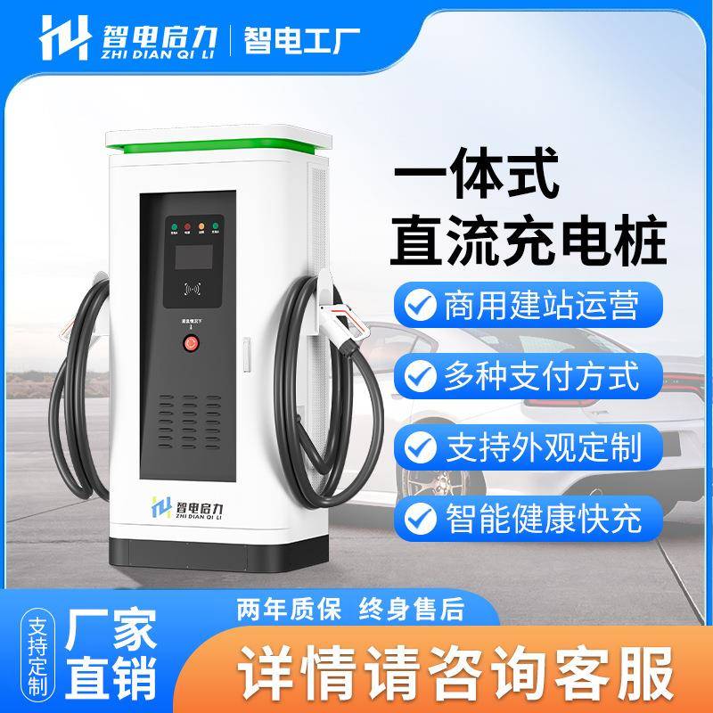 120KW-480KW新能源电动汽车快速充电桩商用双枪快充直流桩充电站