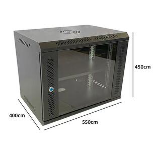 9U壁挂式网络机柜6u12u15u家用挂墙机箱服务器交换机电信网线小型