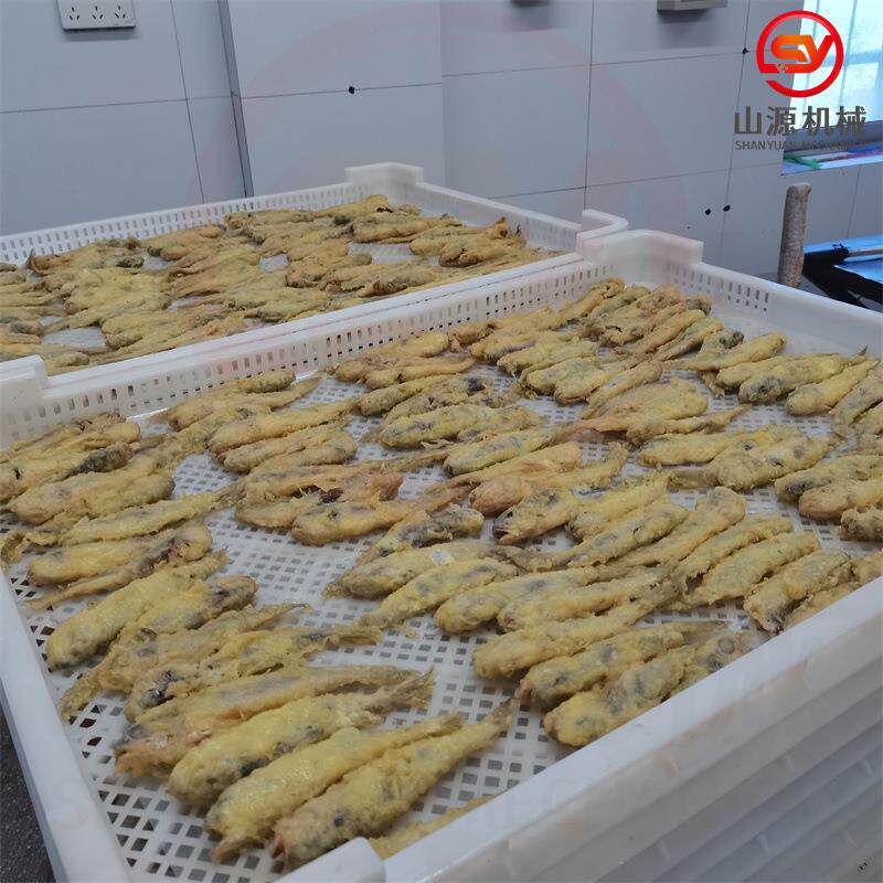 香酥鱼油炸机 小黄鱼自动刮渣油炸机 黄河大鲤鱼油炸设备