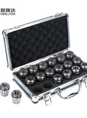 ER32-18PCS夹头套装英制分数筒夹雕刻机夹头筒夹