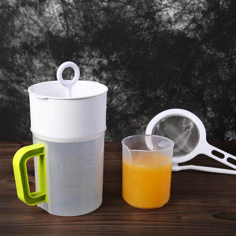 豆浆过滤网接浆杯家用水果汁漏网超细密豆浆过滤杯套装漏勺隔渣器