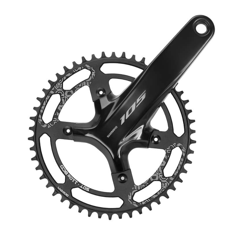 110BCD 4孔公路车牙盘片R7000 R8000 R9000 36T-52T单盘正负齿