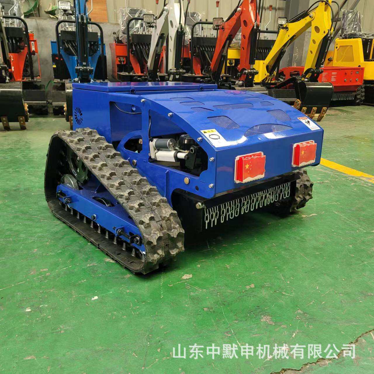 厂家直发智能遥控割草机 果园农场绿化自走式碎草机锂电割草机