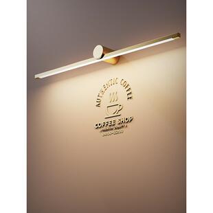 美式中古风长条照画壁灯镜前灯酒店玄关门头感装饰画廊灯