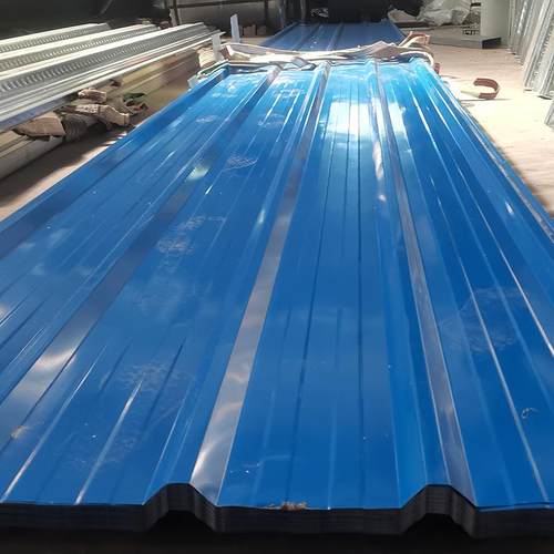 厂房建设0.15-0.6屋面彩钢瓦多种厚度颜色彩钢板压型波纹瓦镀锌